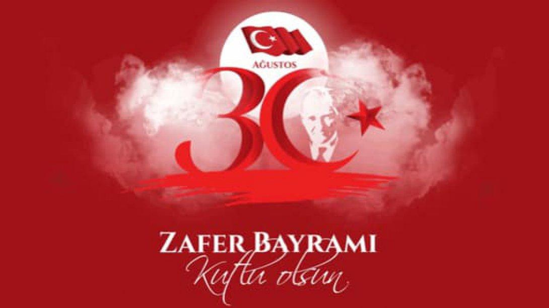 Zaferimizin büyük önderi Gazi Mustafa Kemal Atatürk ve silah arkadaşlarını saygıyla anıyor, halkımızın bu büyük bayramını yürekten kutlarız.