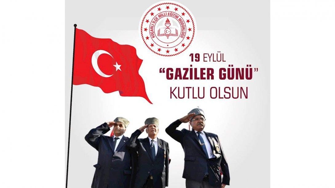 Türk kahramanlığının sönmeyen meşaleleri Gazilerimizin günü kutlu olsun! Saygı ve şükranlarımızla.