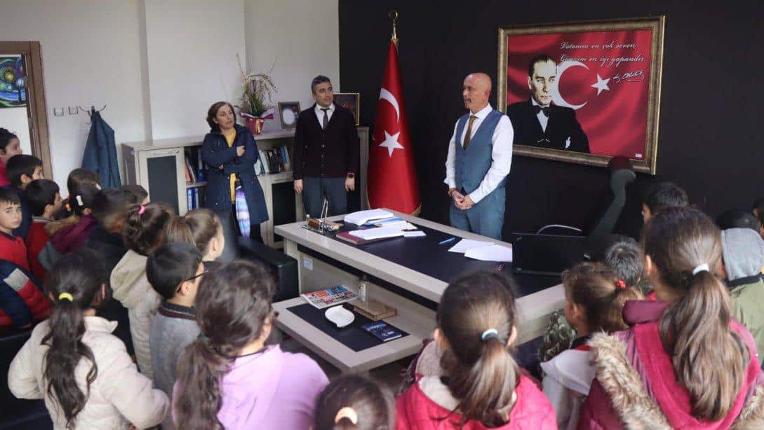 İlçemiz Atatürk İlkokulu 3/B sınıfı öğrencileri Ziyareti