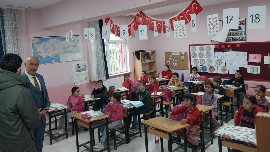 İlçe Milli Eğitim Müdürümüz Osman Arıkoğlu, Çallı İlkokulu'nu ziyaret etti.