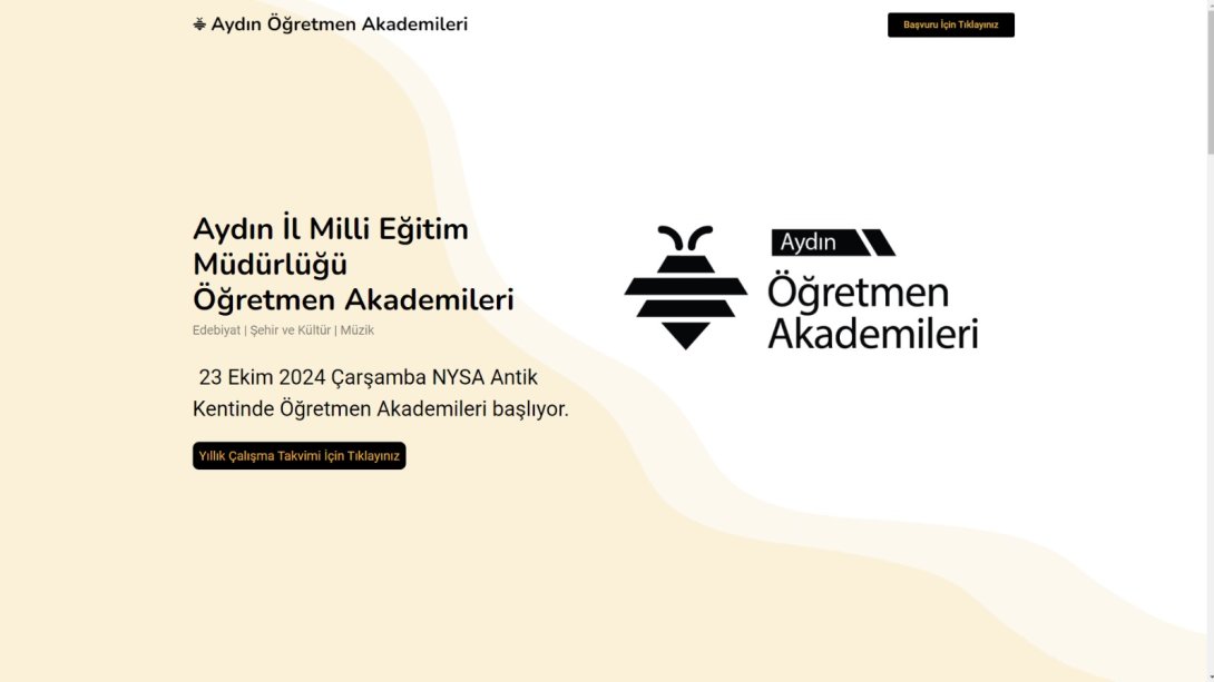 AYDIN İL MİLLİ EĞİTİM MÜDÜRLÜĞÜ ÖĞRETMEN AKADEMİLERİ NYSA ANTİK KENTİNDE BAŞLIYOR